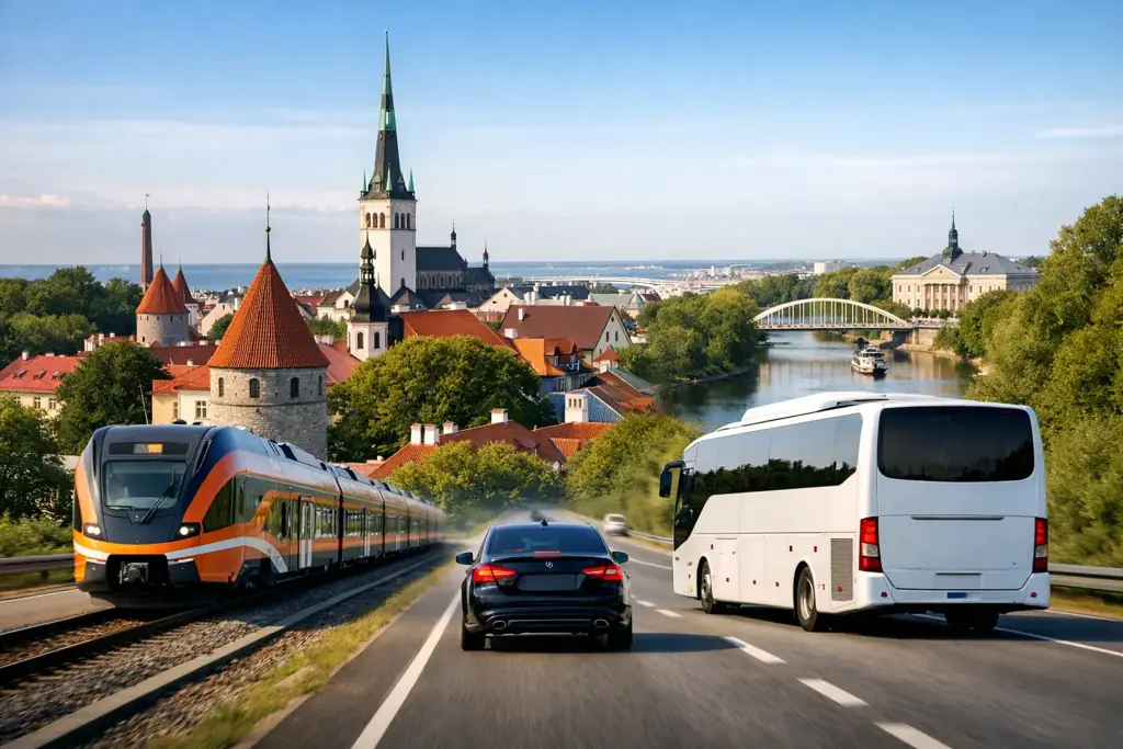 Paras tapa matkustaa Tallinnasta Tarttoon